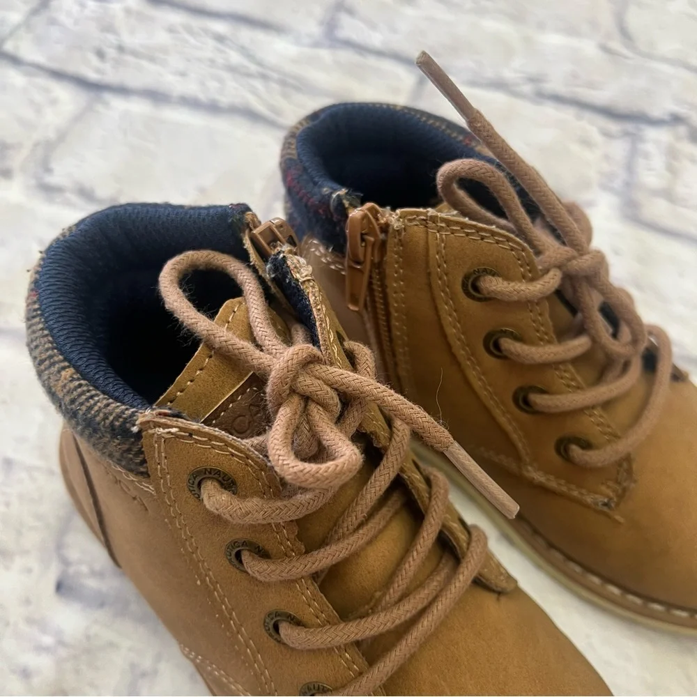 Nautica Brown Ankle Boots Casual Work Style. SIZE‎ 11